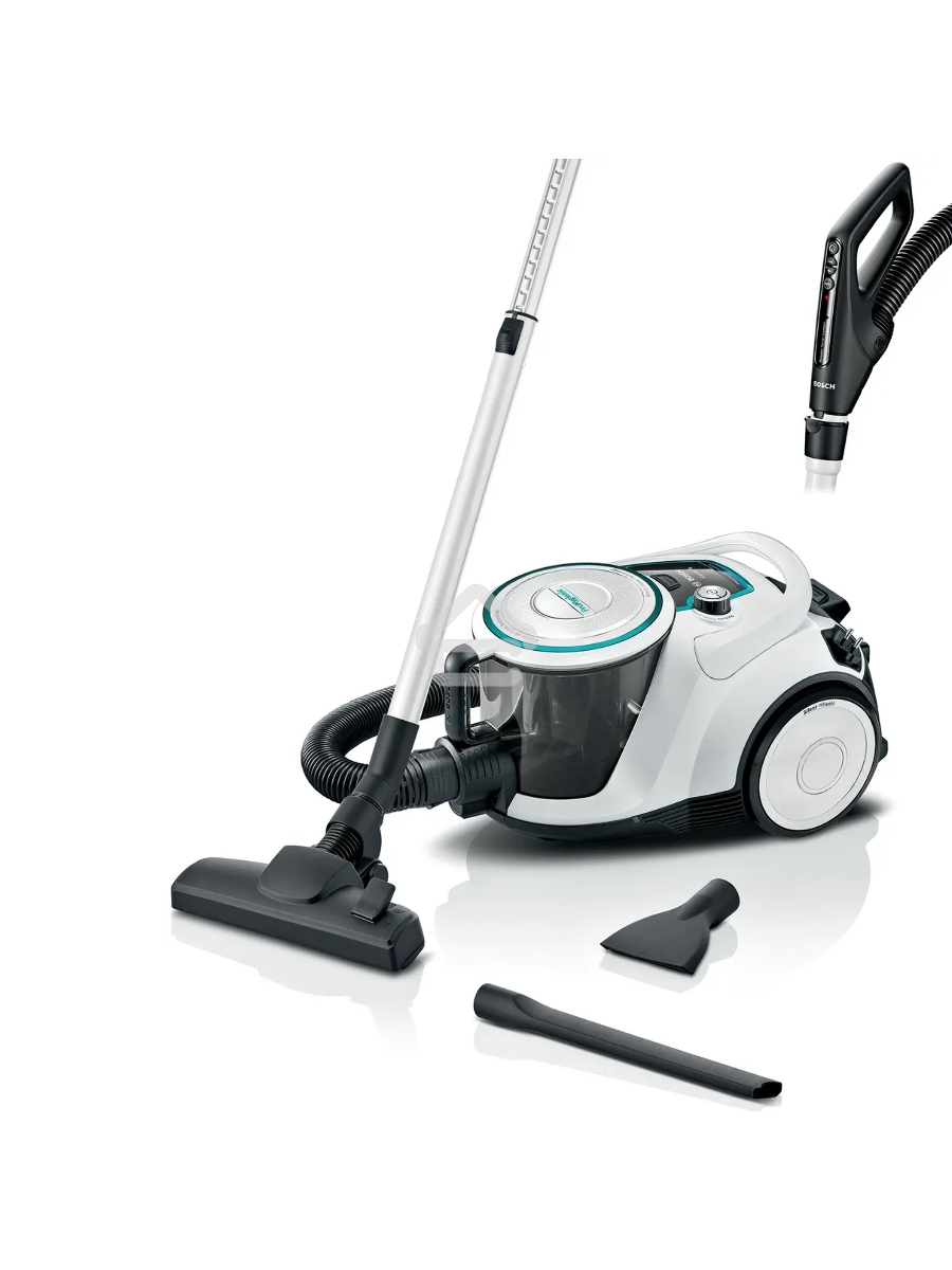 Пылесос Bosch BGS41HYG1 белый, 550 Вт, уборка сухая, пылесборник контейнер, 2.4 л