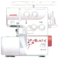 Оверлок Janome HQ-075D белый