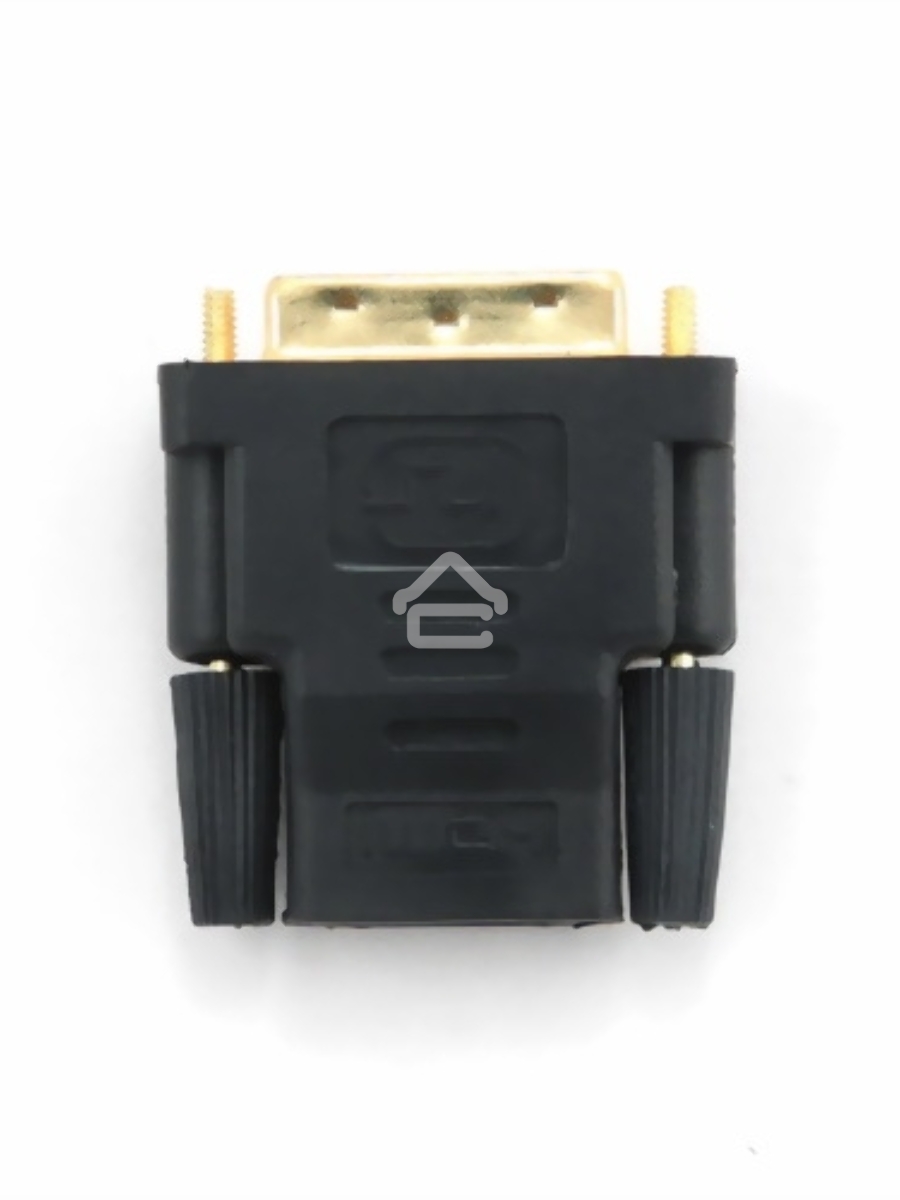 Переходник Cablexpert HDMI-DVI 19F/19M золотые разъемы, пакет, черный (A-HDMI-DVI-2)