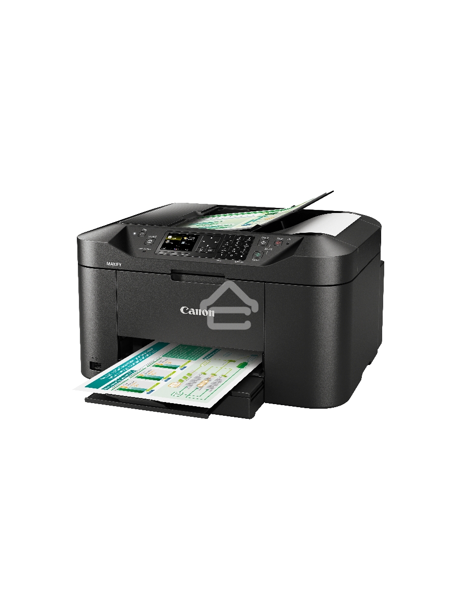 МФУ струйный Canon MAXIFY MB2140 (0959C007), А4, цветная, печ. 19 стр/мин. (ч/б) 13 стр/мин. (цветн.), скан. до 18 стр/мин. (ч/б) 15 стр/мин (цветн), 600 x 1200 dpi (принтер), 1200x1200dpi (сканер), USB, Wi-Fi