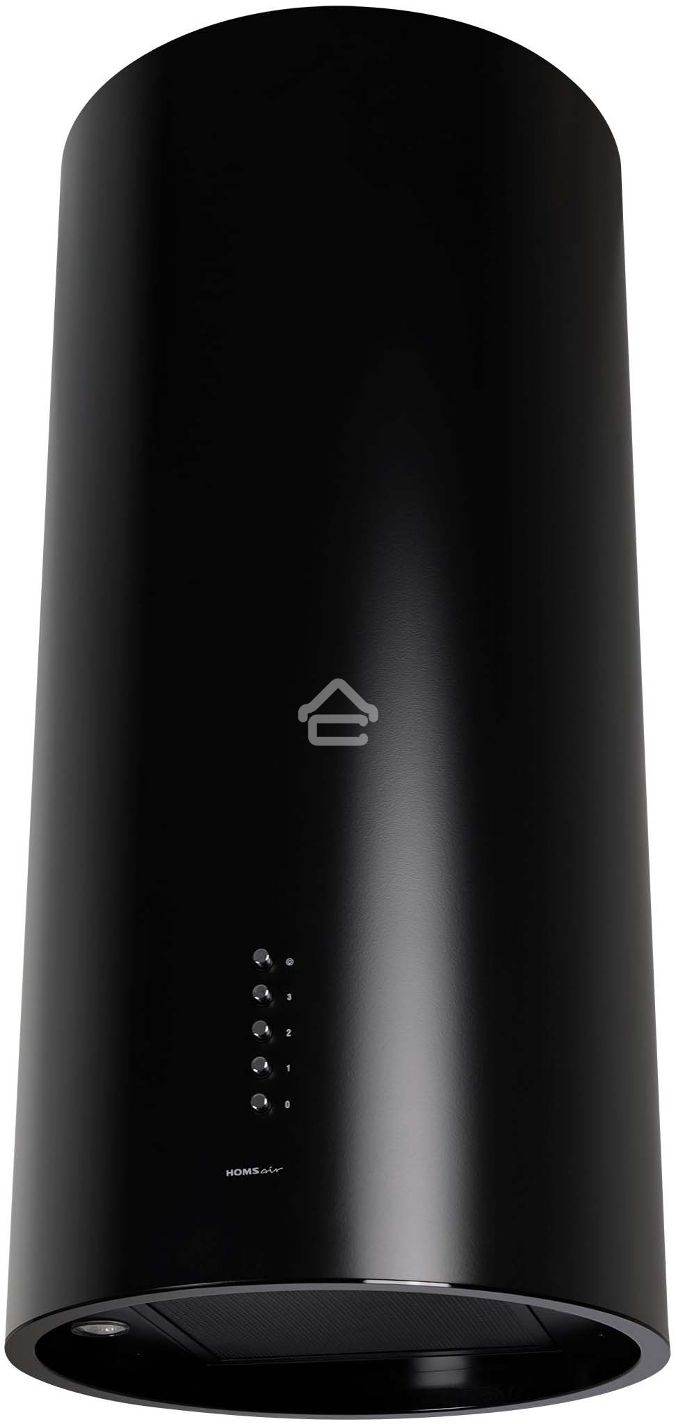 Вытяжка островная HOMSair FLY 1000SD 39 черный, 38 см, 1000 куб. м/ч, 52 дБ