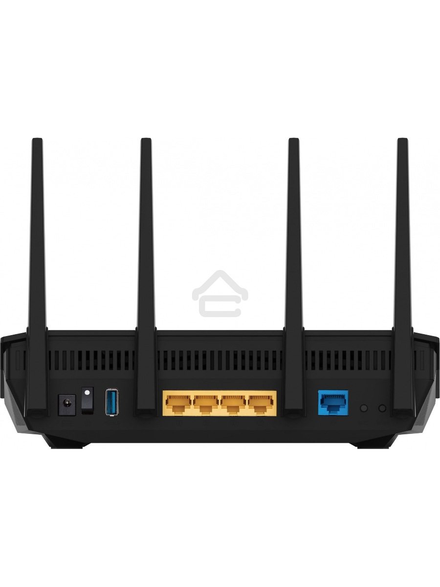 Маршрутизатор Asus RT-AX5400 AX5400 10/100/1000 компл.:устройство/крепления/адаптер черный (упак.:1шт)