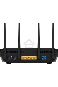 Маршрутизатор Asus RT-AX5400 AX5400 10/100/1000 компл.:устройство/крепления/адаптер черный (упак.:1шт)