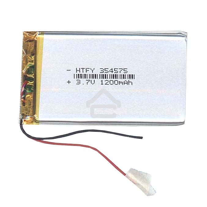 Аккумулятор Li-Pol (батарея) 3.5*45*75мм 2pin 3.7V/1200mAh