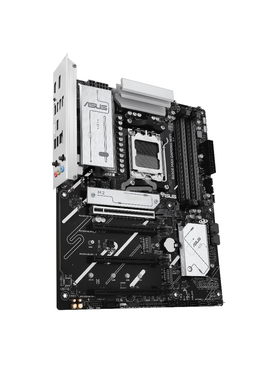 Материнская плата ASUS B650E MAX GAMING WIFI, AM5, AMD B650, 4xDDR5, 4xSATA, 3xM.2, 1xPCIe 5.0 x16, 1xPCIe 4.0 x16, 2xPCIe 3.0 x1, 1xDP, 1xHDMI, 1x2.5Gb LAN, Wi-Fi 6E, Bluetooth 5.3, 4xUSB-A 10Gbps, 1xUSB-C 10Gbps, 2xUSB-A 5Gbps, 2xUSB-A 2.0, 3x3.5 мм, 7.