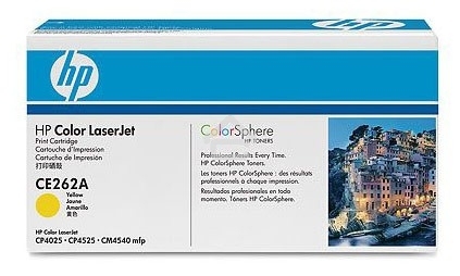 Картридж лазерный HP CE262A желтый для CLJ CP4025/CP4525 11000стр.