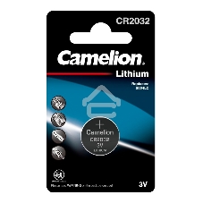 Элемент питания литиевый Camelion CR CR2032 BL-1 (блист.1шт)