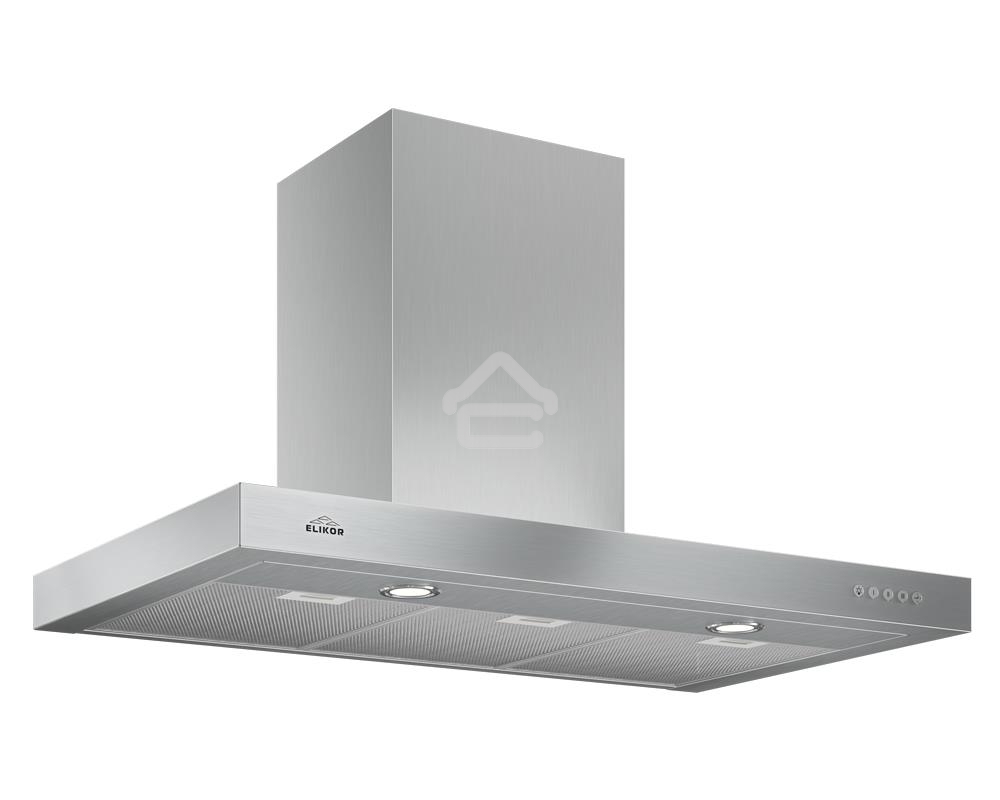 Вытяжка каминная Elikor Опал 90Н-650-Э3Д серебристый, 90 см, 650 куб. м/ч, 56 дБ