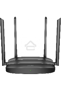 Роутер беспроводной Digma DWR-AC1201 AC1200 10/100BASE-TX черный (упак.:1шт)