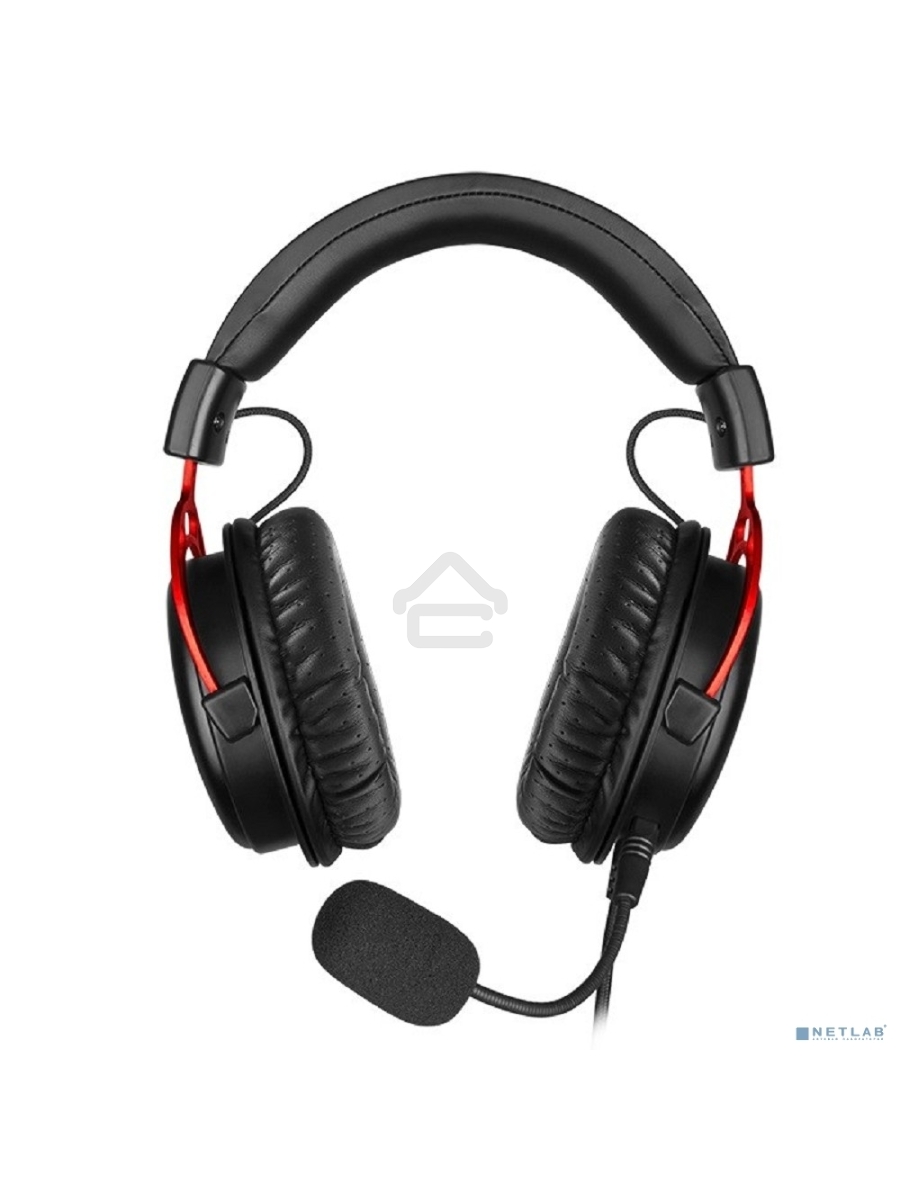 Игровые наушники SVEN AP-G1000MV с микрофоном черно-красные (mini jack O 3,5 мм (4 pin), 50 мм)