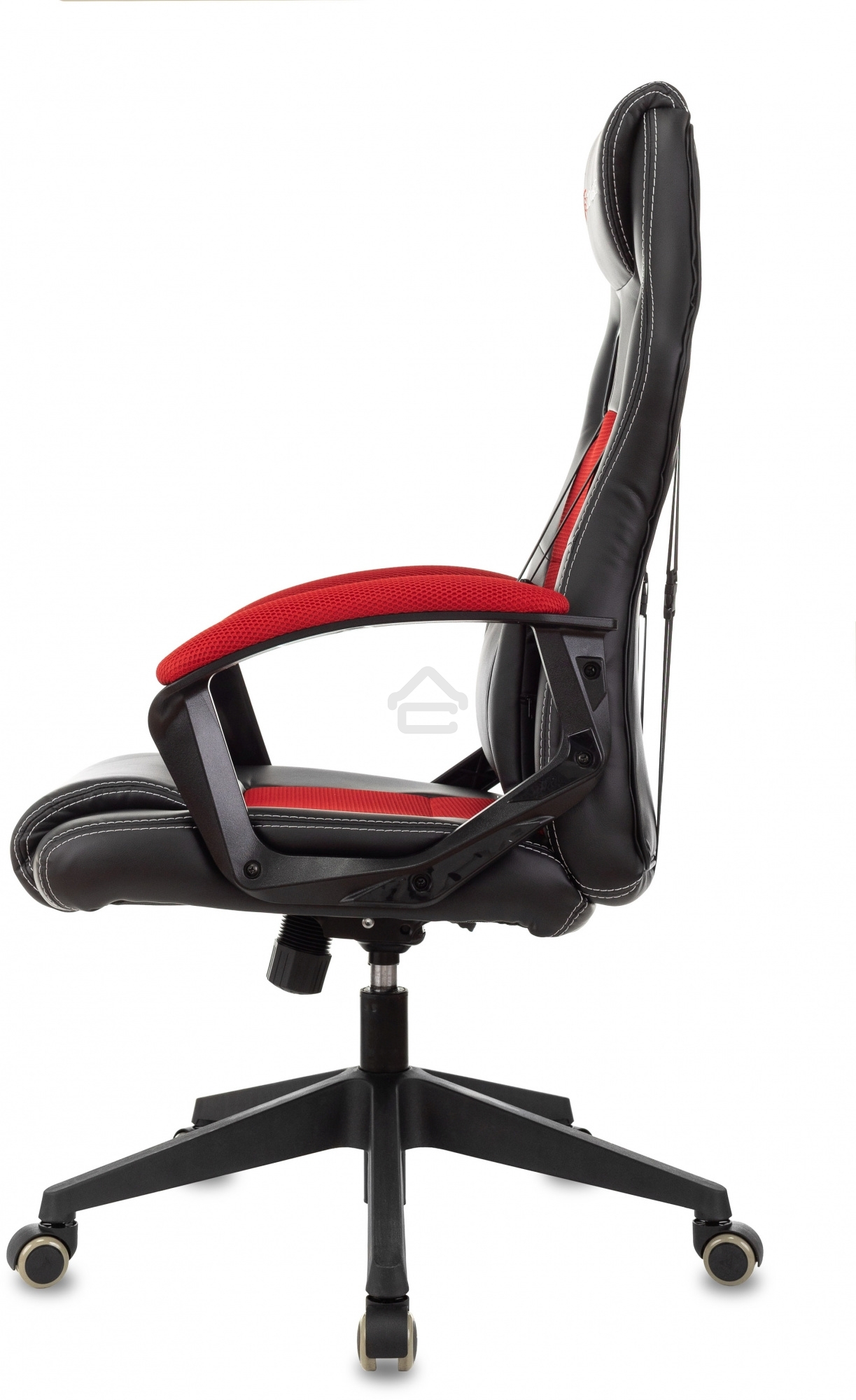 Кресло игровое Бюрократ Zombie Arena черный/красный