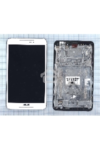 Модуль (матрица + тачскрин) для Asus Fonepad 8 FE380CG белый с рамкой