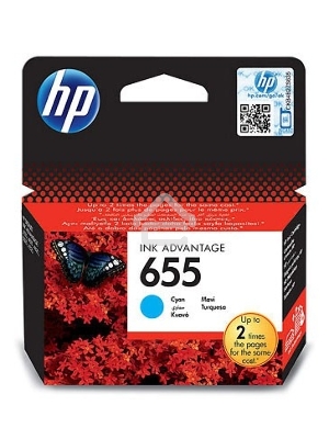 Картридж струйный HP 655 CZ110AE голубой для HP DJ IA 3525/4615/4625/5525/6525 (600стр.)