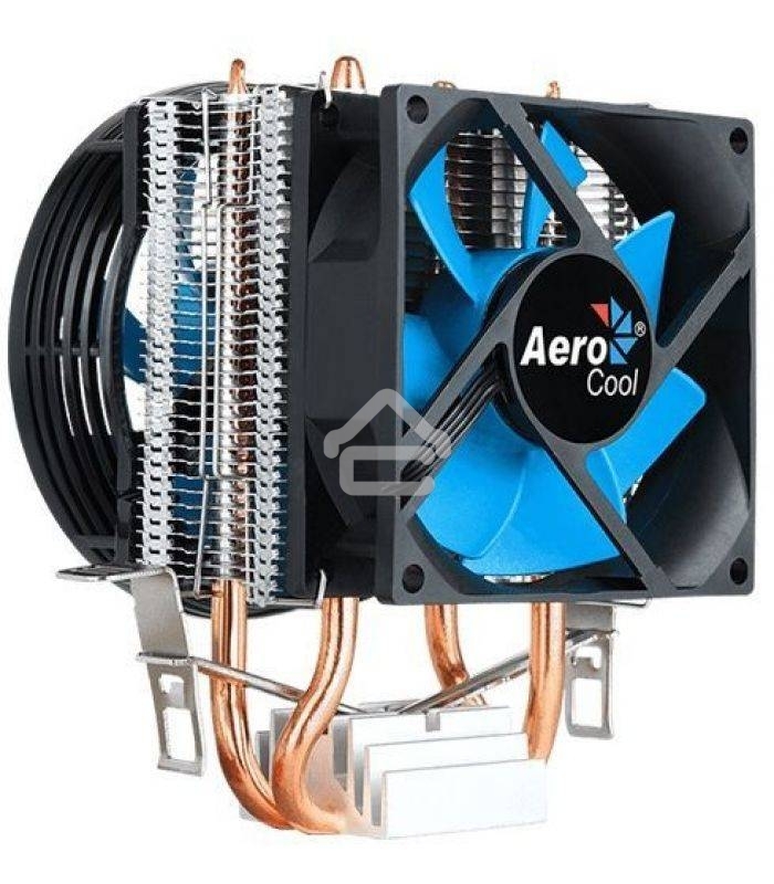 Кулер для процессора AeroCool / Formula Verkho 2 Dual серебристый, 90 мм, алюминий/медь, 2000 об/мин, 25 дБ, 4 pin, 120 Вт, 135 мм