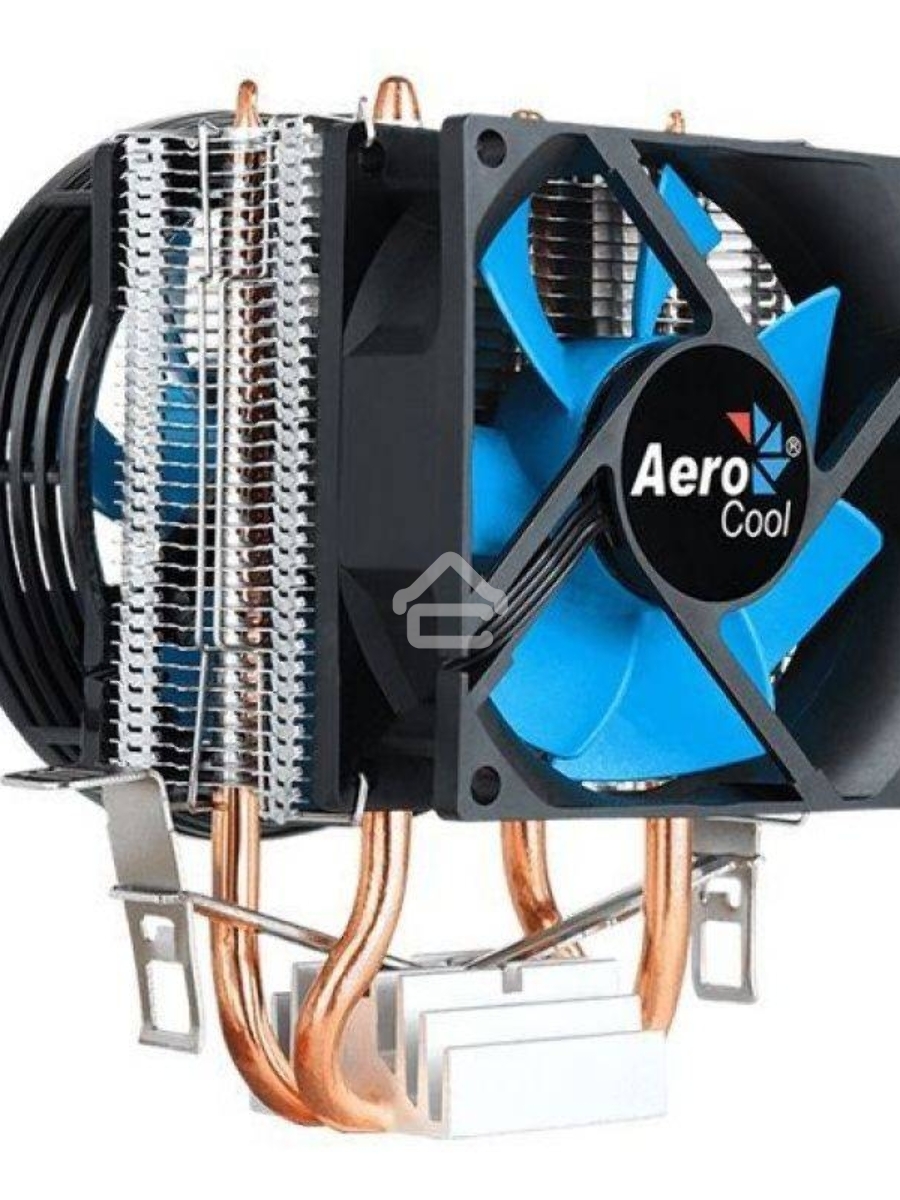 Кулер для процессора AeroCool / Formula Verkho 2 Dual серебристый, 90 мм, алюминий/медь, 2000 об/мин, 25 дБ, 4 pin, 120 Вт, 135 мм