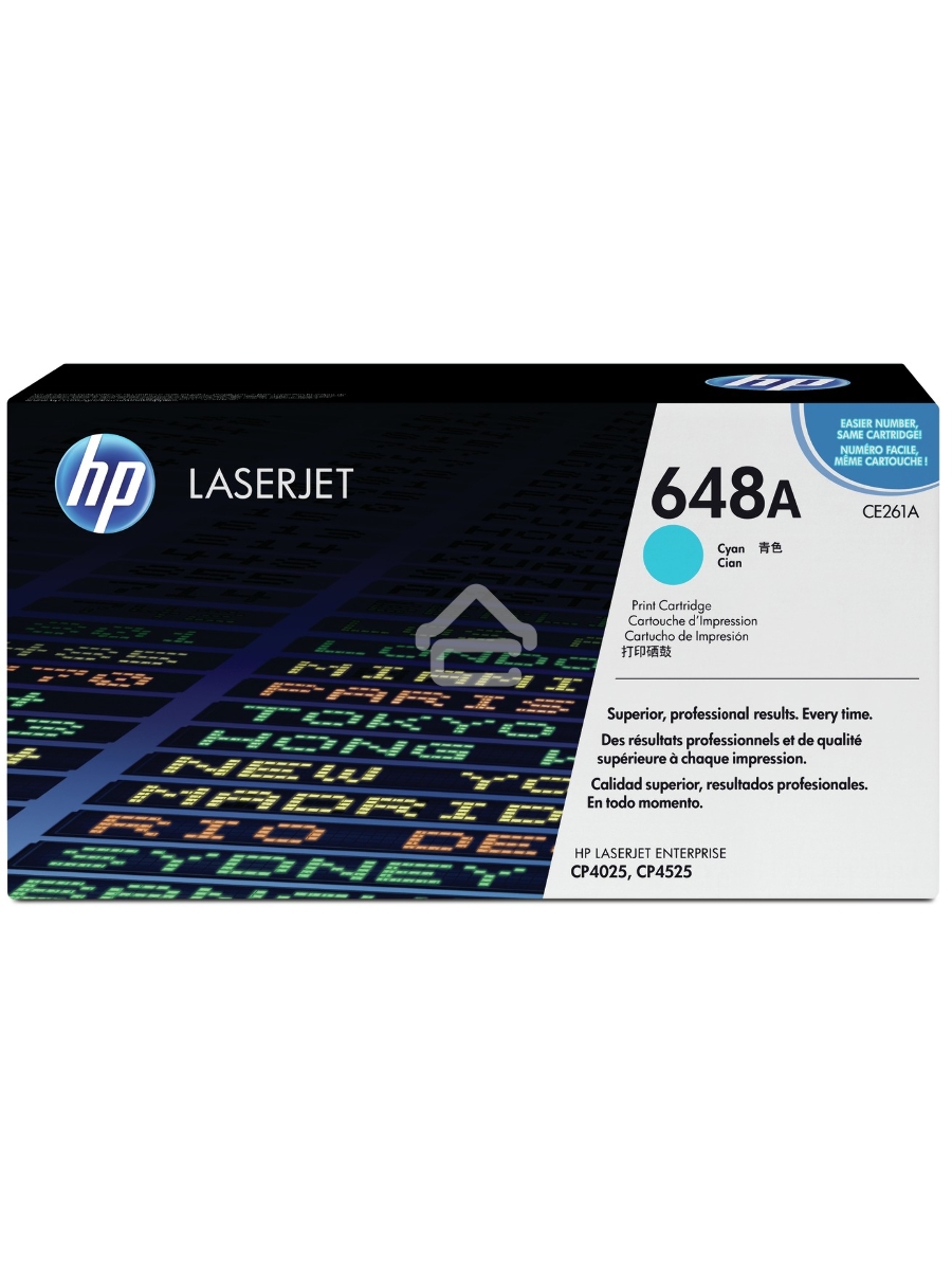 Картридж лазерный HP CE261A голубой для CLJ CP4025/CP4525 11000стр.