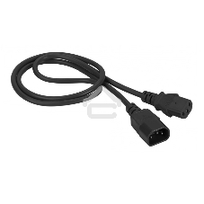 Шнур питания Lanmaster C13-C14, 3х0.75, 220В, 10А, черный, 1.5 метра