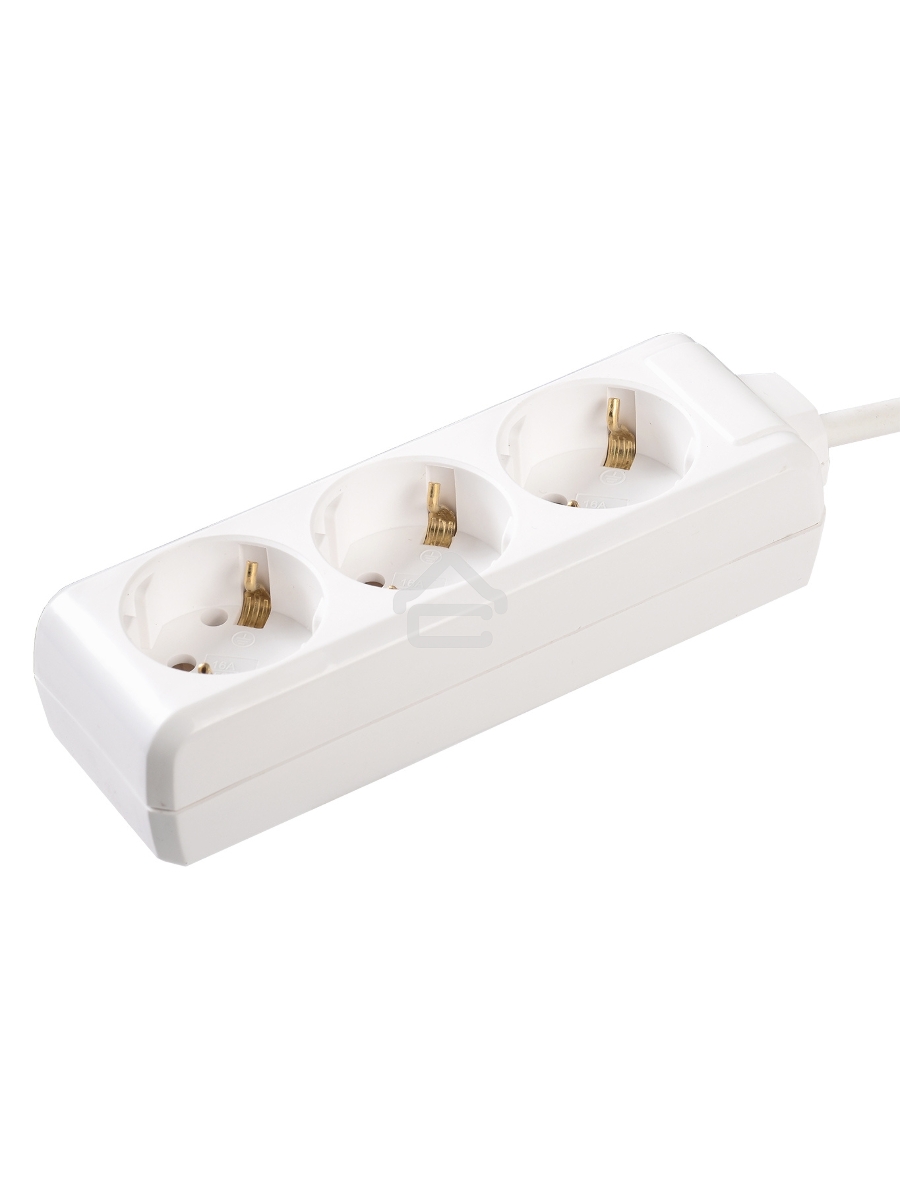 Удлинитель 3х3м с заземл. 16А IP20 У03 2P+PE ИЭК WYP10-16-03-03-Z-N