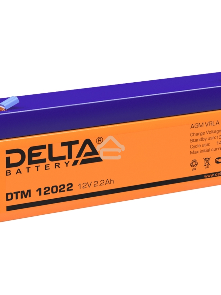 Батарея Delta DTM 12022 (12V, 2.2Ah)