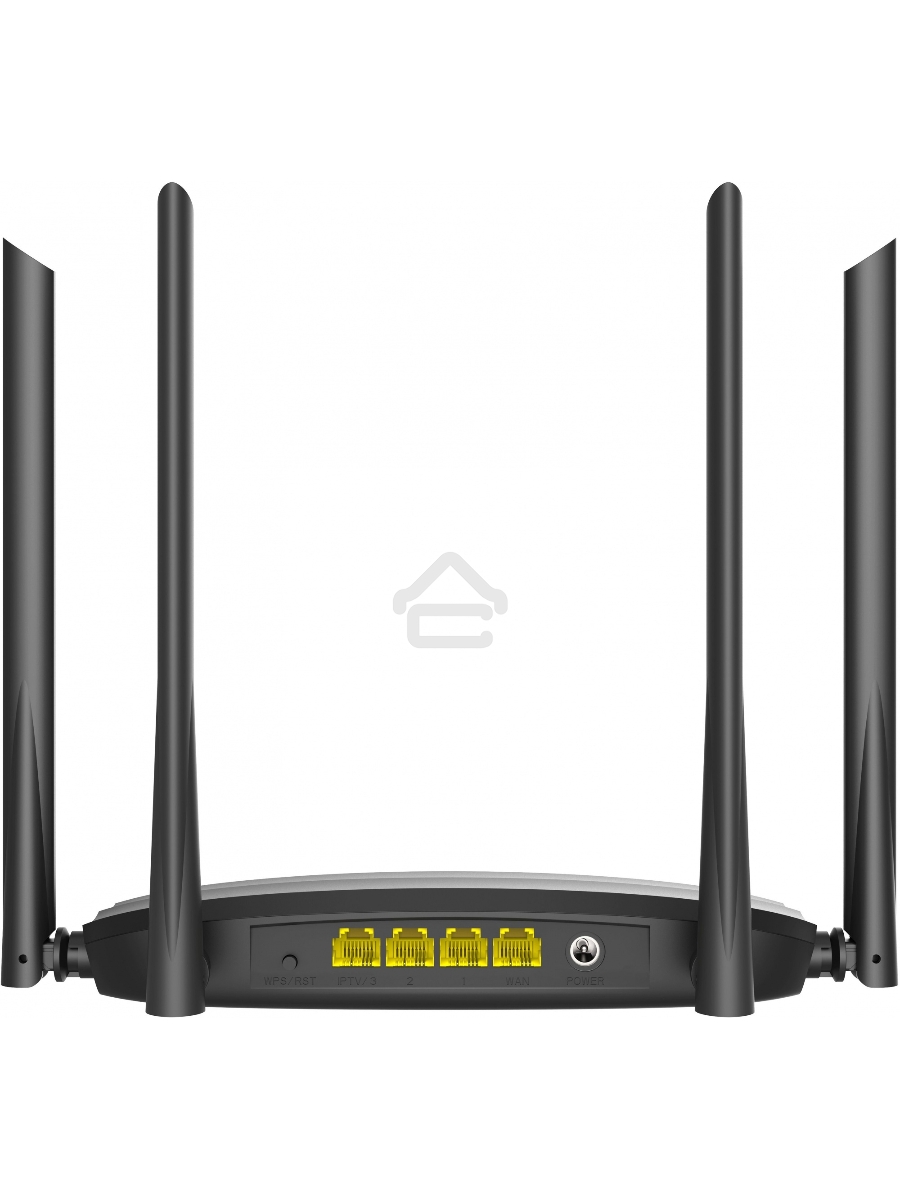 Роутер беспроводной Digma DWR-AC1201 AC1200 10/100BASE-TX черный (упак.:1шт)