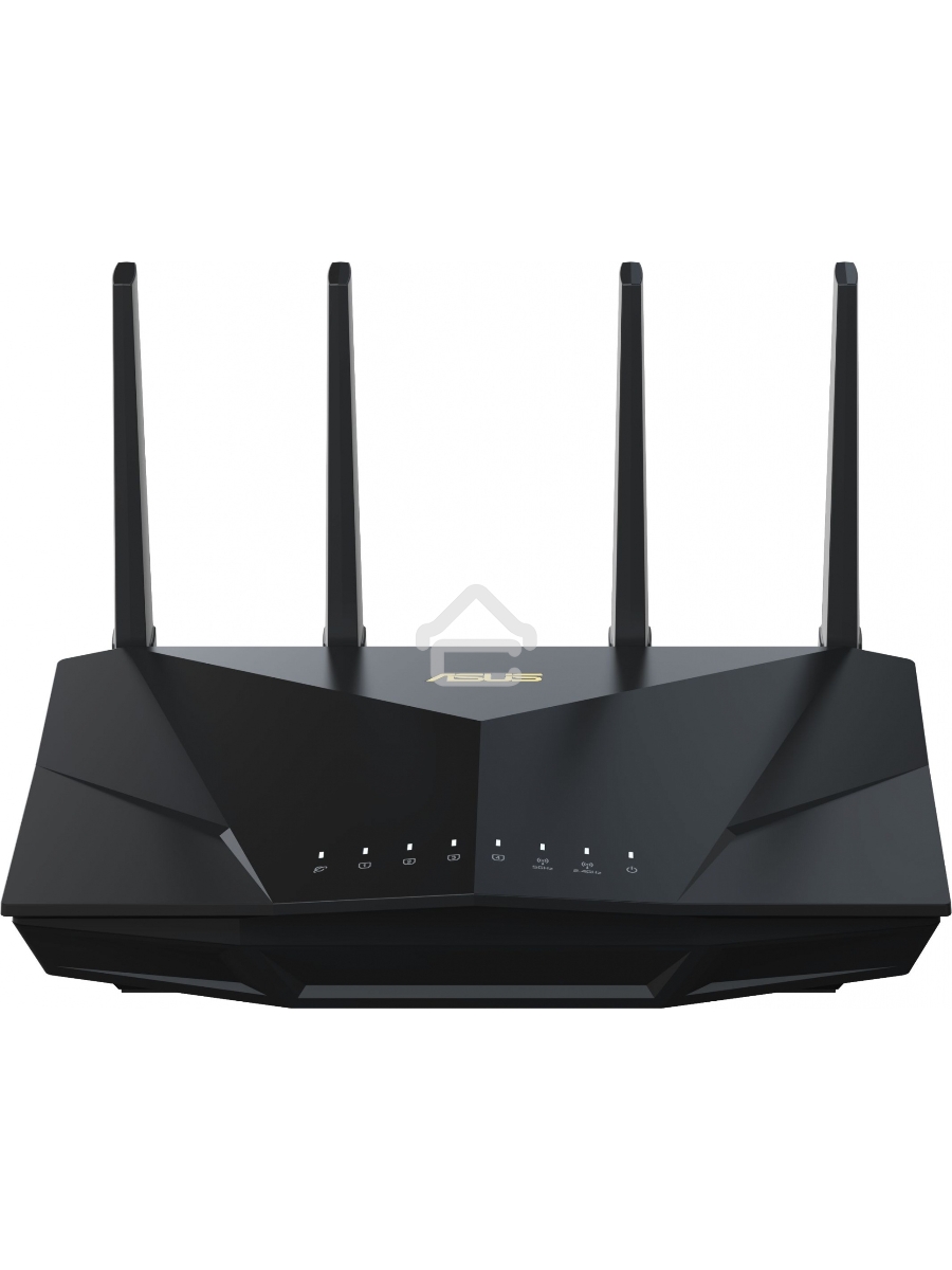Маршрутизатор Asus RT-AX5400 AX5400 10/100/1000 компл.:устройство/крепления/адаптер черный (упак.:1шт)