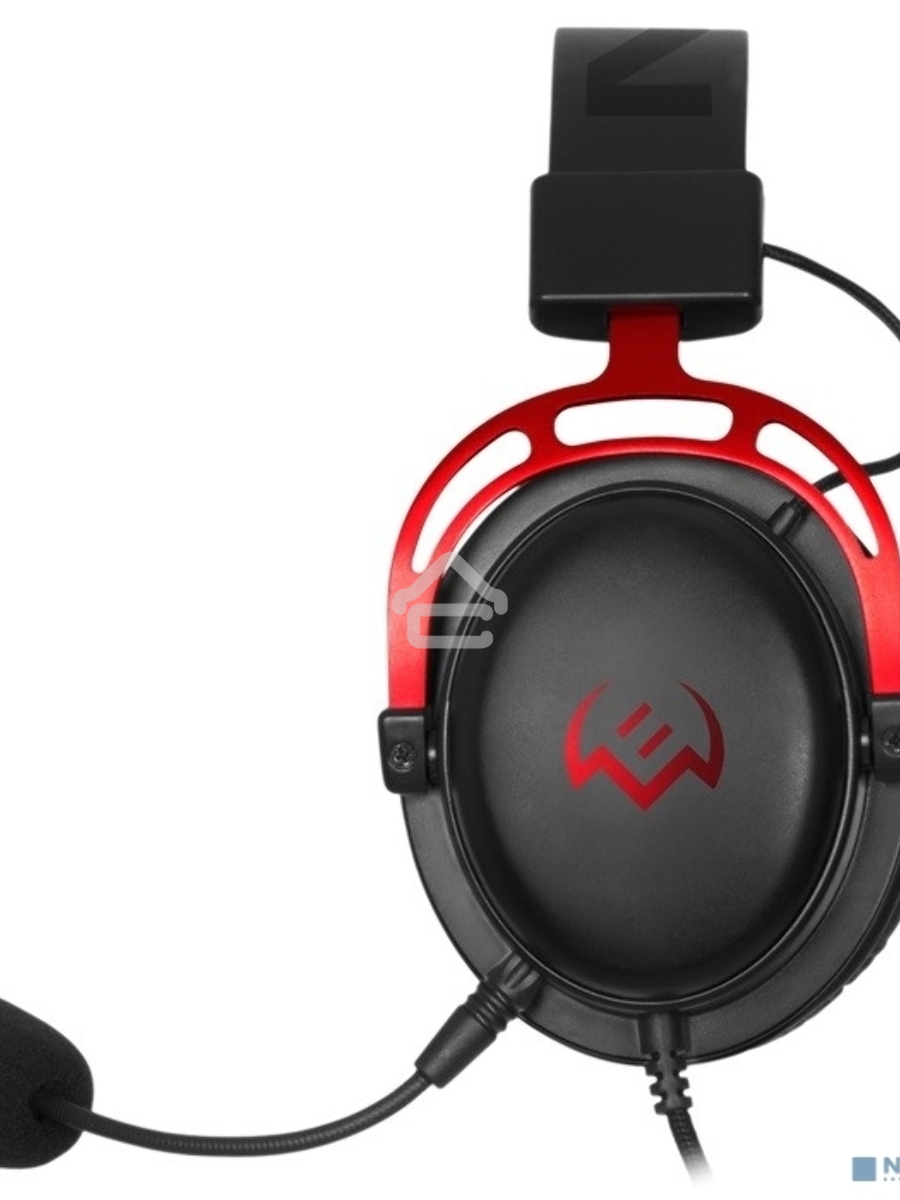 Игровые наушники SVEN AP-G1000MV с микрофоном черно-красные (mini jack O 3,5 мм (4 pin), 50 мм)