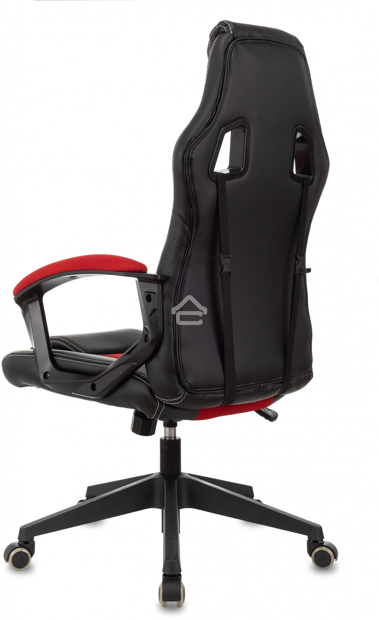 Кресло игровое Бюрократ Zombie Arena черный/красный