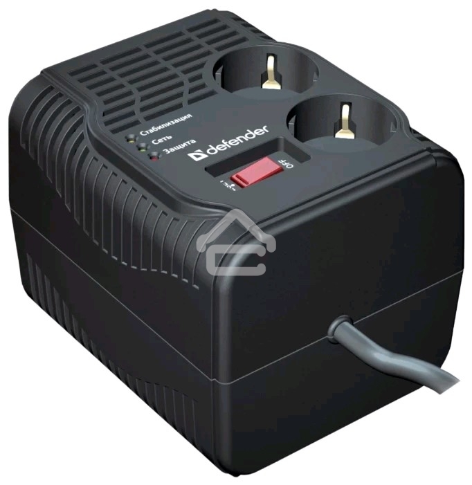 Стабилизатор напряжения Defender AVR Typhoon 600 VA (99032)