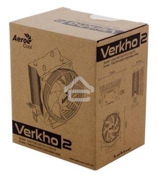 Кулер для процессора AeroCool / Formula Verkho 2 Dual серебристый, 90 мм, алюминий/медь, 2000 об/мин, 25 дБ, 4 pin, 120 Вт, 135 мм