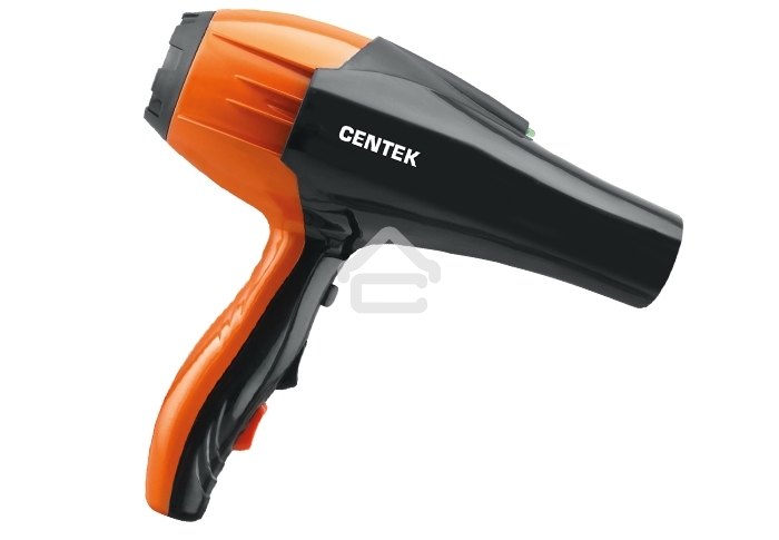 Фен Centek CT-2226 Professional (черн/оранж) 2200Вт, мощный AC мотор, 5 режимов, 2 концентратора