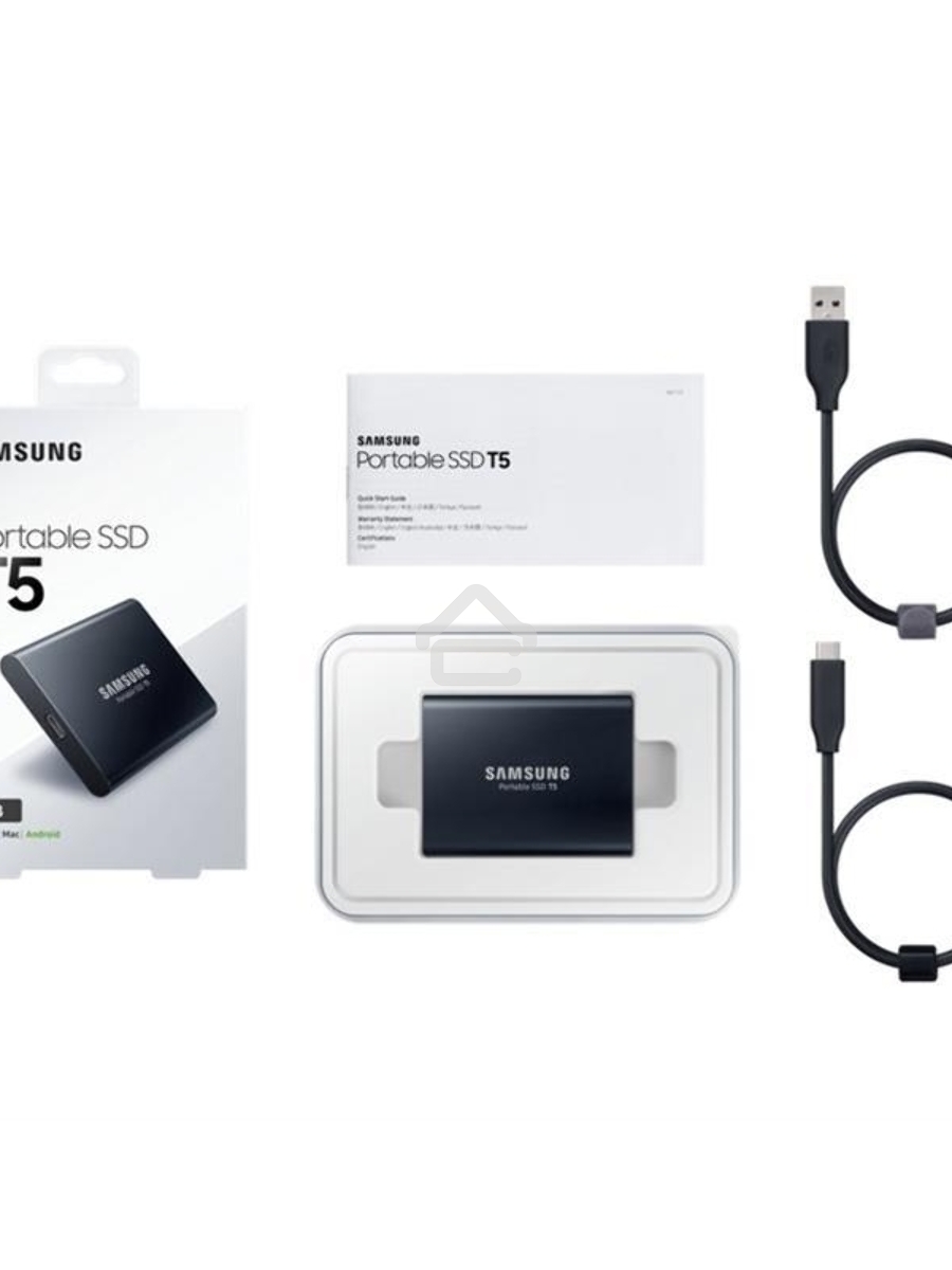 Внешний твердотельный накопитель SSD 1TB Samsung T5 (Up to 540Mb/s, USB 3.1 Type-C) (MU-PA1T0B/WW)