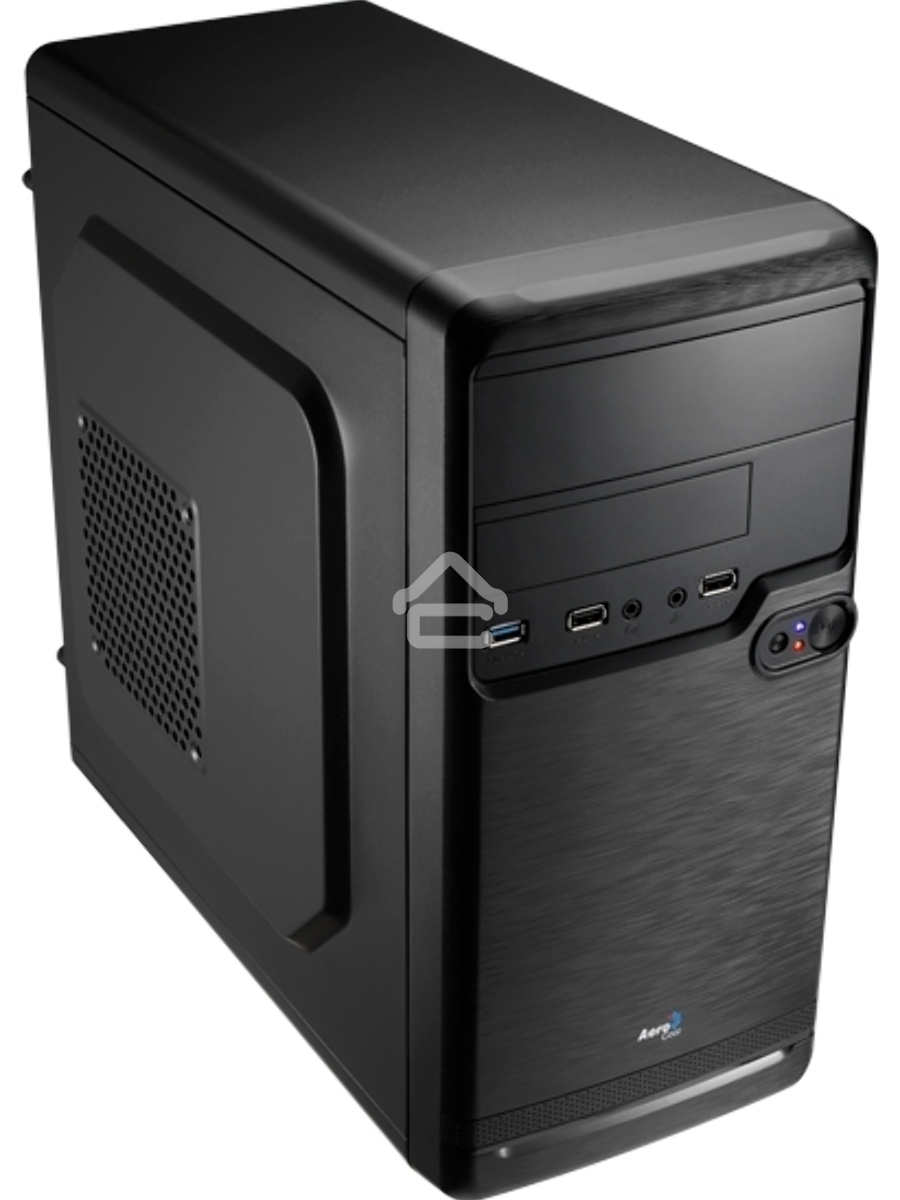 Корпус Aerocool / Formula Qs-182 черный без БП mATX 2x120mm 2xUSB2.0 1xUSB3.0 audio