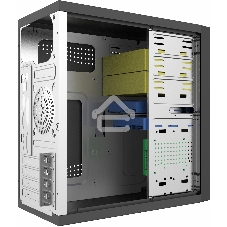 Компьютерный корпус с блоком питания 450Вт. Сase Forza mATX, 450W, 2xUSB 3.0, Black, w/o FAN, 12 см fan PSU, power cord