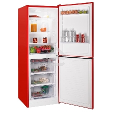 Холодильник Nordfrost NRB 161NF R красный двухкамерный 170/105 л морозилка снизу