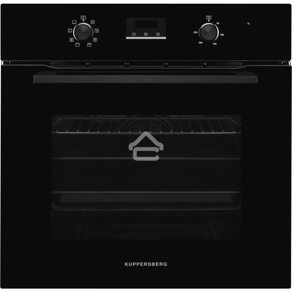Встраиваемый духовой шкаф Kuppersberg HM 628 Black 60 см, 70 л, 8 режимов, гидролизная очистка, черный