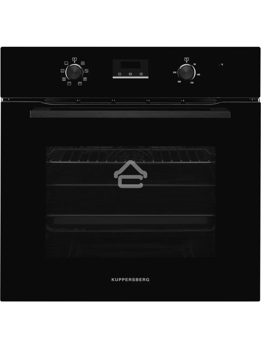 Встраиваемый духовой шкаф Kuppersberg HM 628 Black 60 см, 70 л, 8 режимов, гидролизная очистка, черный