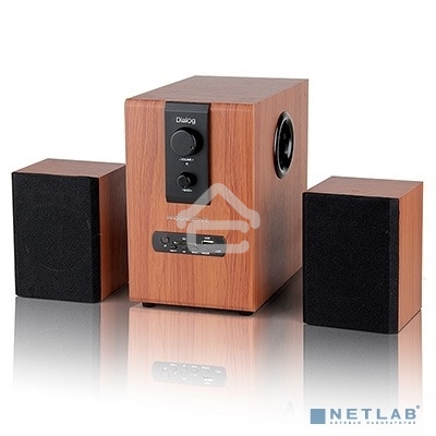 Колонки Dialog Progressive AP-150 BROWN 2.1, 10W+2*5W RMS, USB+SD reader 