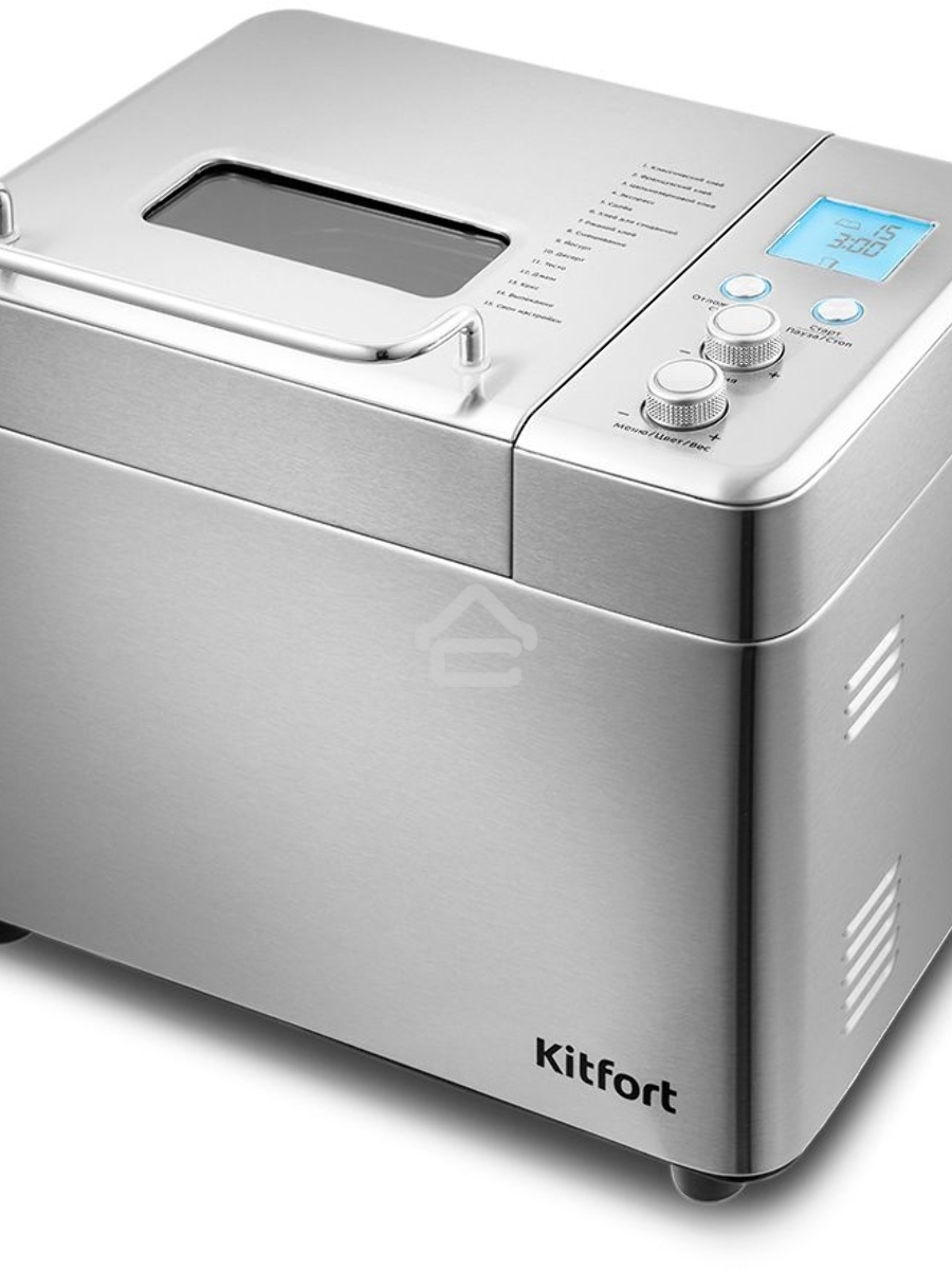 Хлебопечь KitFort КТ-304, нержавеющая сталь