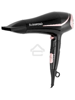 Фен SunWind SUHD 550 2200Вт черный/розовое золото