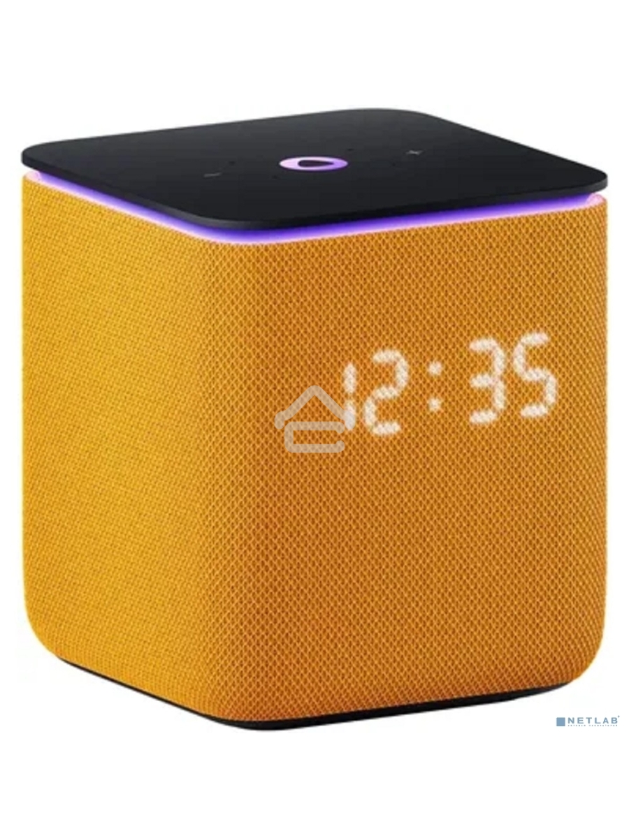 Умная колонка Яндекс Станция Миди, ZigBee, 24Вт, с голосовым ассистентом Алиса на YaGPT, оранжевый