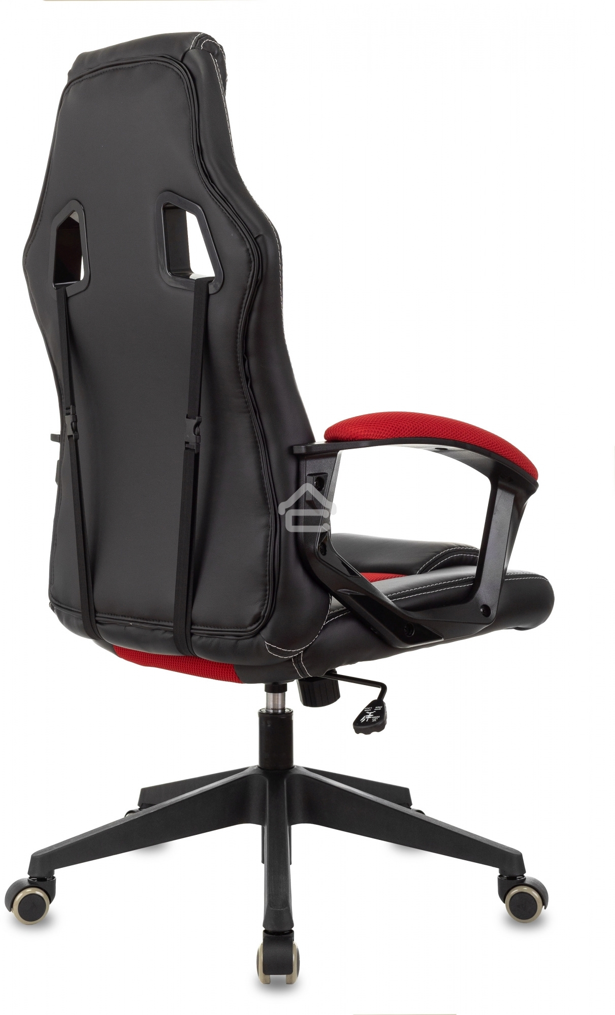 Кресло игровое Бюрократ Zombie Arena черный/красный