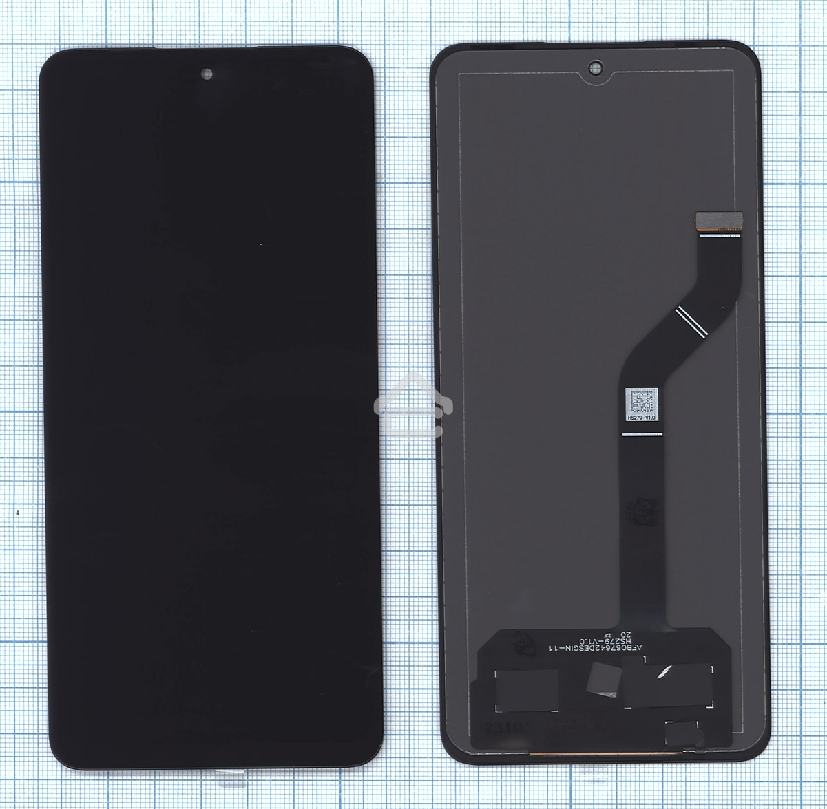 Дисплей для Xiaomi Xiaomi 12 Lite в сборе с тачскрином черный TFT