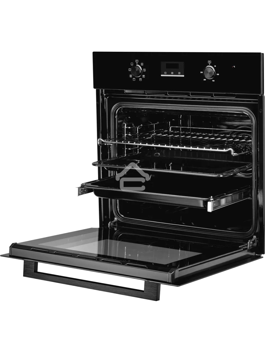 Встраиваемый духовой шкаф Kuppersberg HM 628 Black 60 см, 70 л, 8 режимов, гидролизная очистка, черный