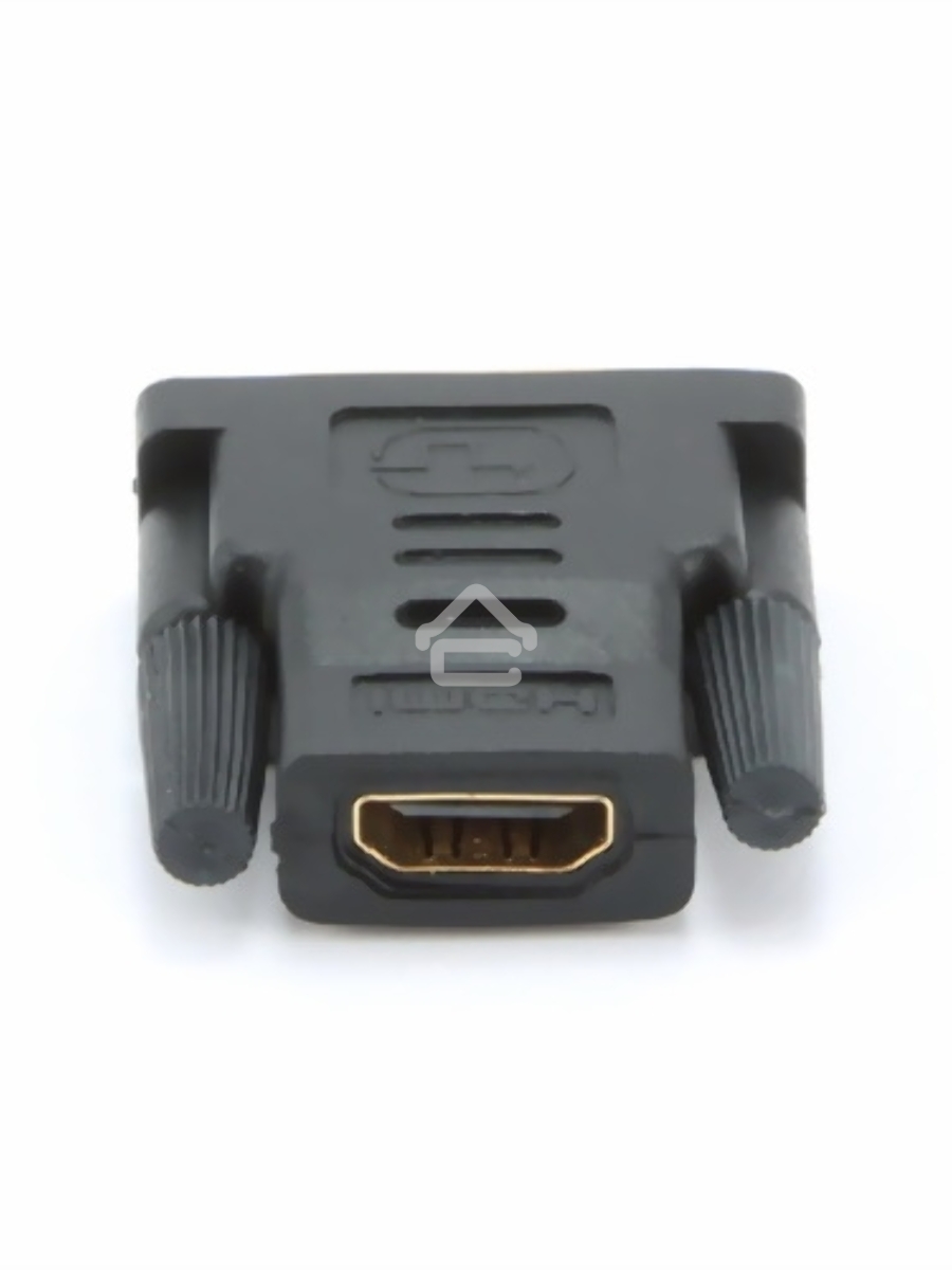 Переходник Cablexpert HDMI-DVI 19F/19M золотые разъемы, пакет, черный (A-HDMI-DVI-2)