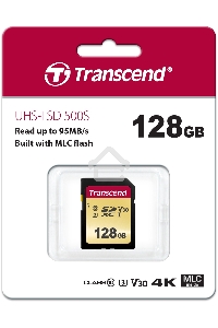 Флеш карта SD 128GB Transcend SDХC UHS-I U3, MLC