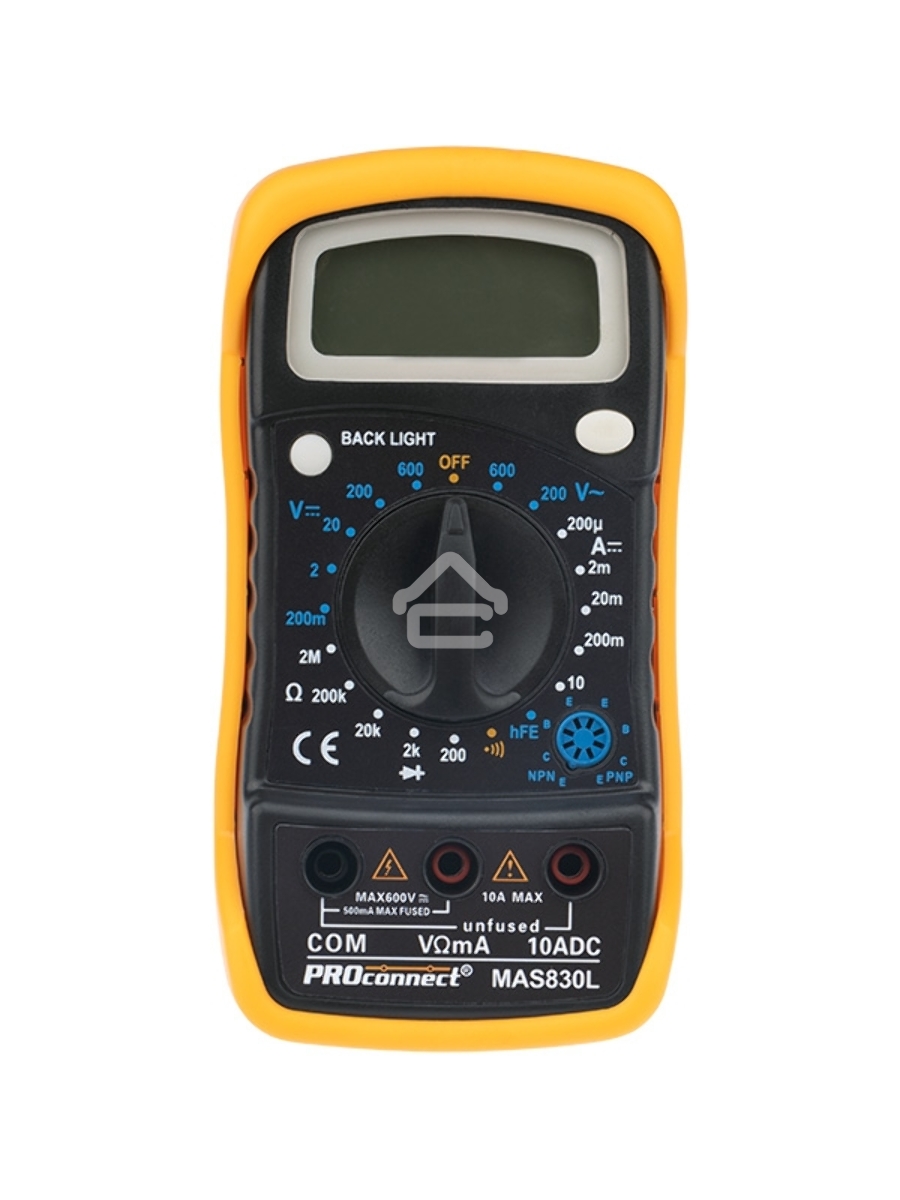 Универсальный мультиметр MAS830L (DT850L) PROconnect 13-3021 PROconnect