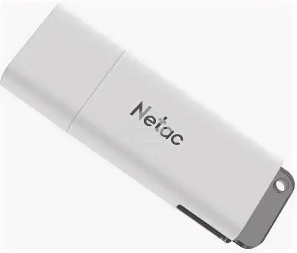 Флешка USB Netac U185 32Gb <NT03U185N-032G-30WH>, USB 3.0, с колпачком, пластиковая белая