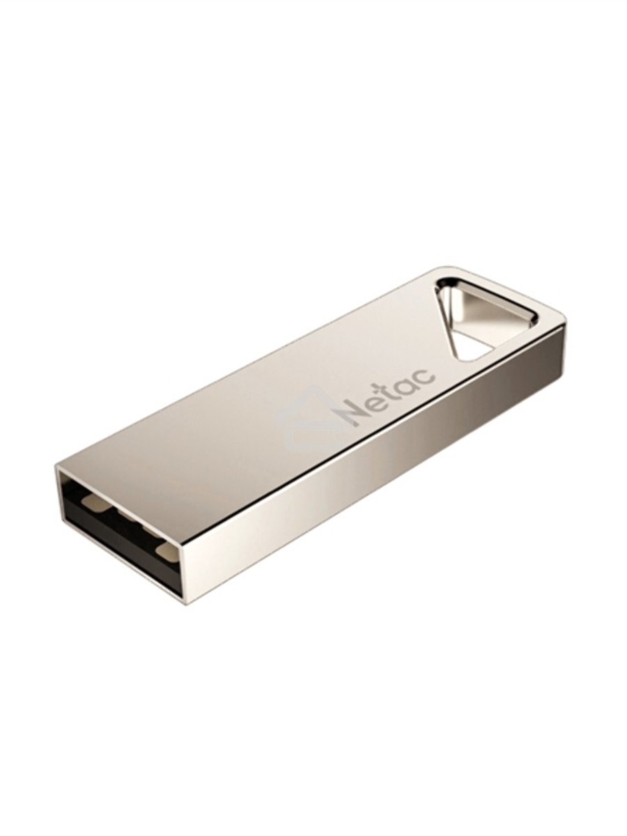 Флеш диск Netac U326 NT03U326N-008G-20PN 8Gb, USB2.0, металлическая плоская
