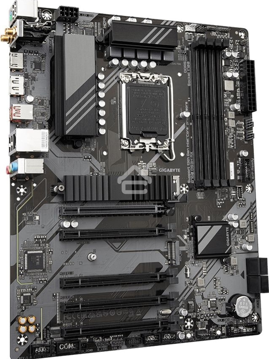 Материнская плата Gigabyte B760 DS3H AX, LGA 1700, Intel B760, 4xDDR5, 4xSATA, 2xM.2, 1xPCI-E 4.0 x16, 4xPCI-E 3.0 x1, 1xHDMI, 1xDP, 1x 1Gb LAN, 4xUSB-A 2.0, 1xUSB-A 3.2 Gen 2, 1xUSB-C 3.2 Gen 2, 3x3.5 мм, 7.1, ATX