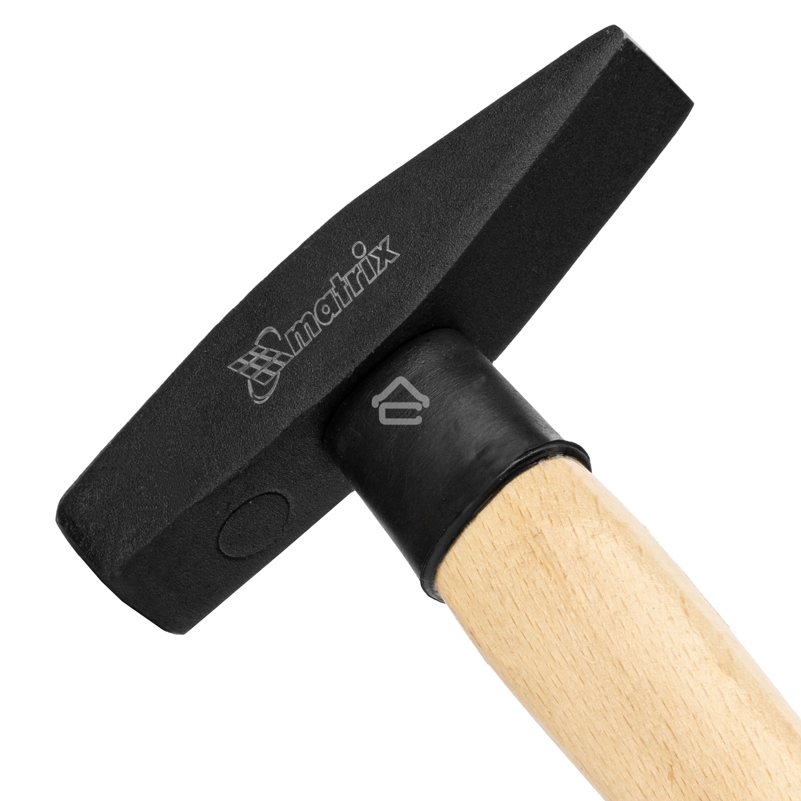 Молоток слесарный Matrix, 300 г, квадратный боек, деревянная рукоятка